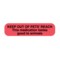 Nevs Keep Out Of Pets' Reach 3/8" x 1-1/2" PAUXW-0024 - alternate 1